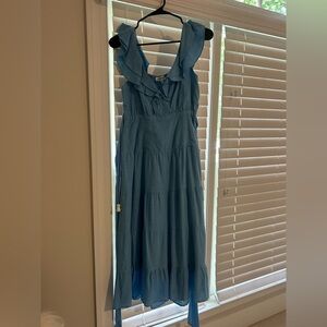 Heartloom Blue Ruffle Dress